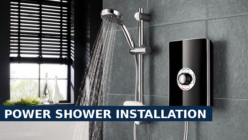 Power shower installation Northwood
